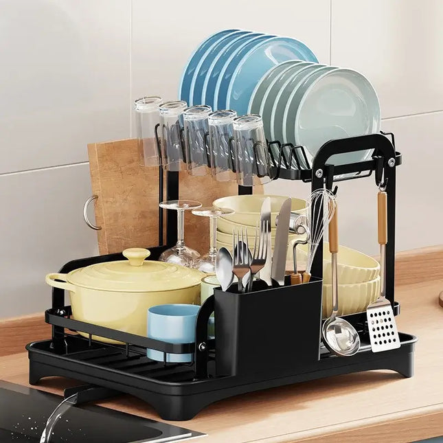 Égouttoir Vaisselle avec Système d’Évacuation