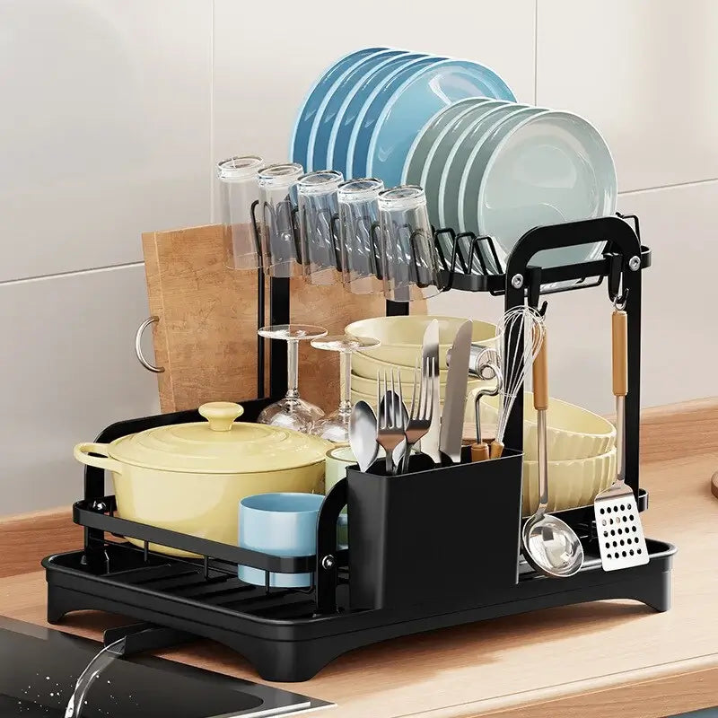 Égouttoir Vaisselle avec Système d’Évacuation