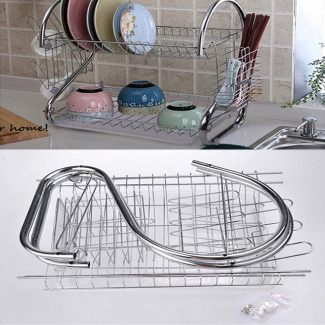 Égouttoir Vaisselle en Métal Robuste