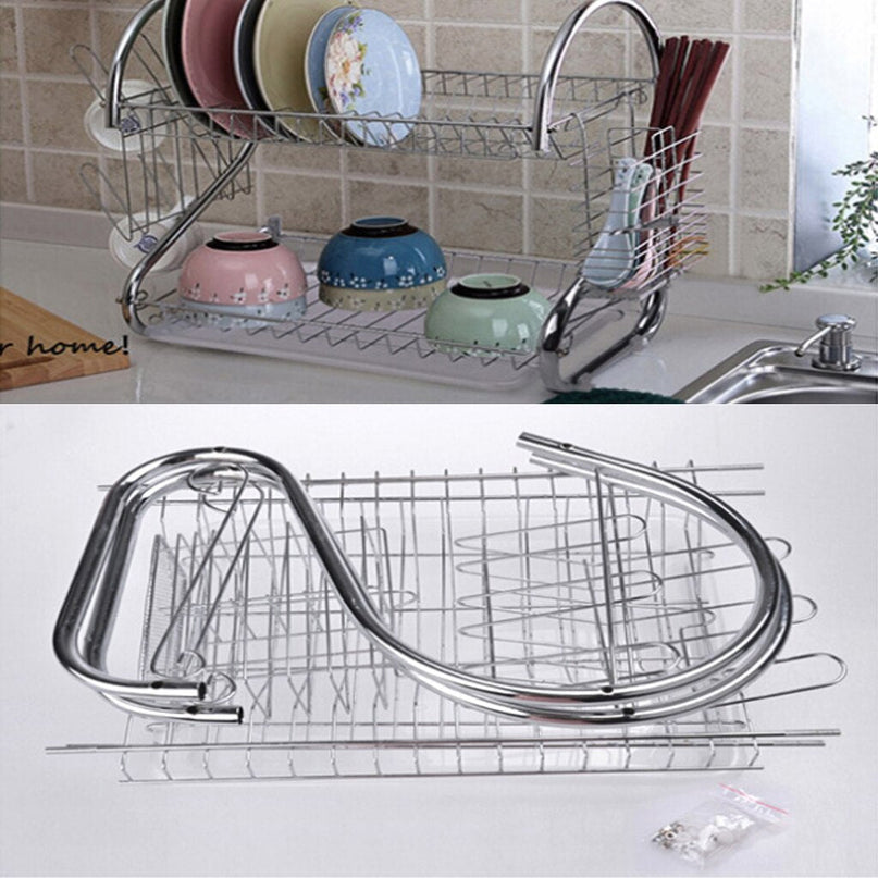 Égouttoir Vaisselle en Métal Robuste