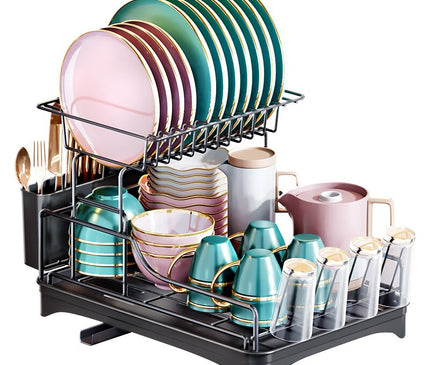 Égouttoir Vaisselle avec Canal d’Écoulement