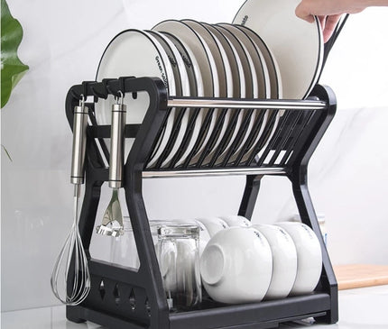 Égouttoir Vaisselle en Couleur Sombre