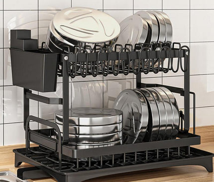 Égouttoir Vaisselle en Acier Brillant
