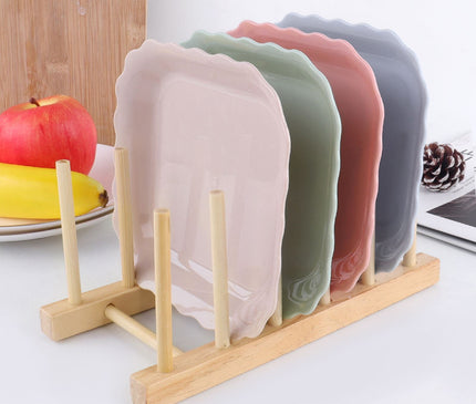 Égouttoir Vaisselle avec Finition Boisée