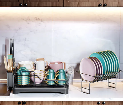 Égouttoir Vaisselle avec Canal d’Écoulement