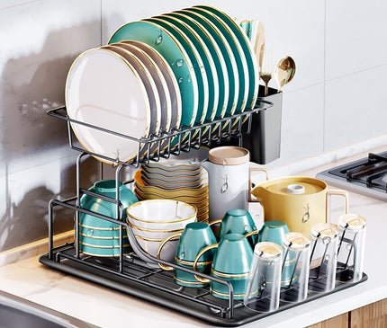 Égouttoir Vaisselle avec Canal d’Écoulement