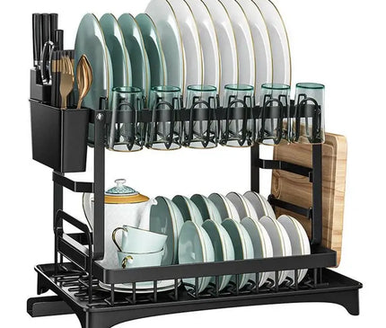 Égouttoir Vaisselle en Acier Brillant