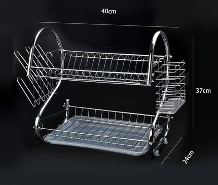 Égouttoir Vaisselle en Métal Robuste