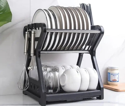 Égouttoir Vaisselle en Couleur Sombre